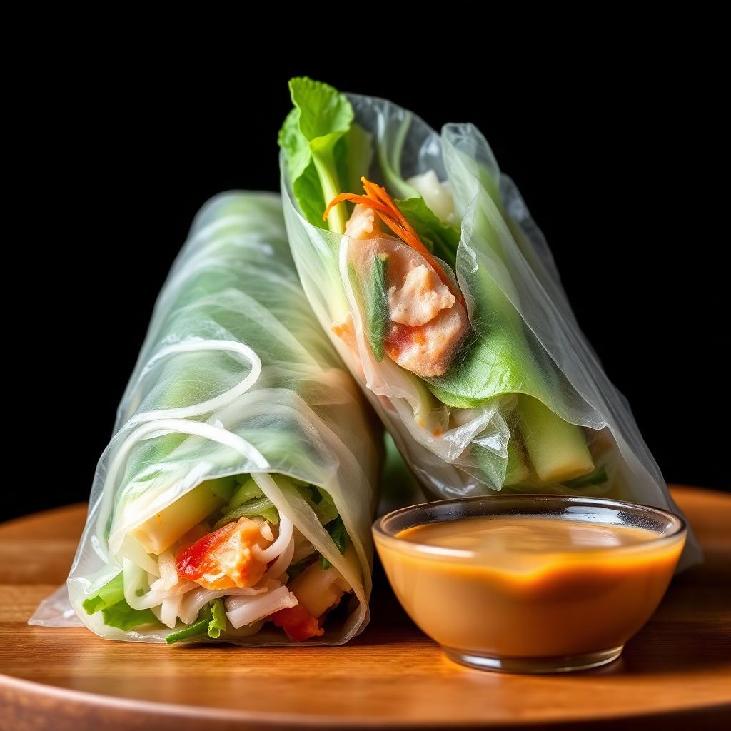 Vegetable Spring Rolls (2)